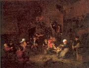 Villagers Merrymaking at an Inn